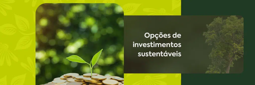 Opções de investimentos sustentáveis